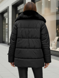 Juoda moteriška striukė OZONEE JS/16M9185/392Z