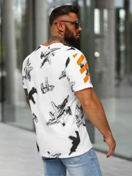 Baltas vyriški marškinėliai OZONEE O/MPO3471