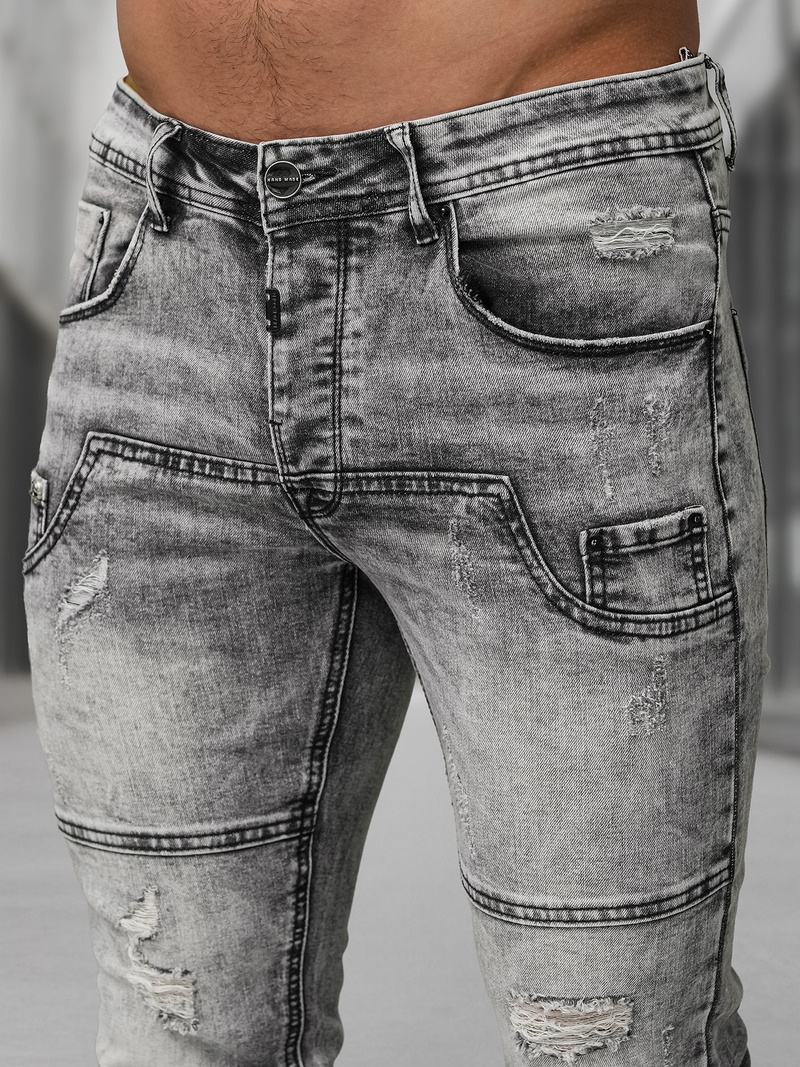 Grafitiniai vyriški džinsai OZONEE NB/MP0163NZ