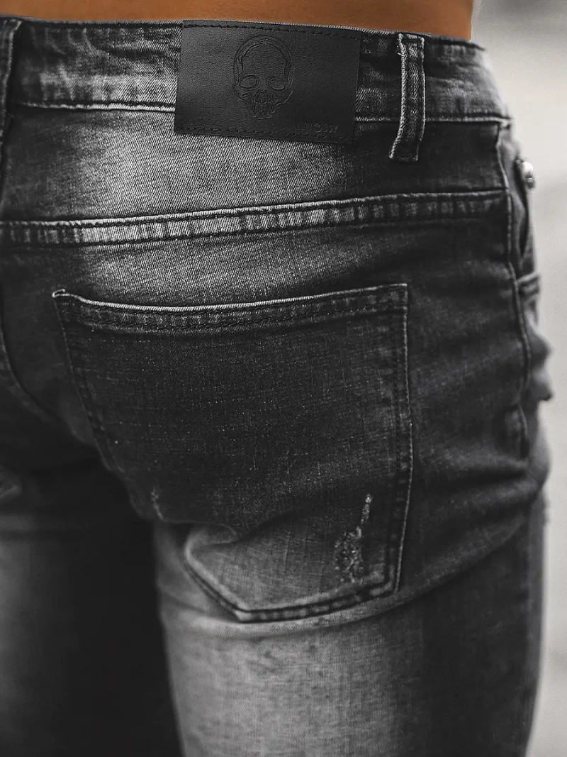 Juoda vyriški džinsai OZONEE NB/MP0126N