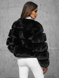 Juoda moteriška striukė OZONEE JS/11Z8080