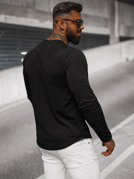 Juodas vyriškas džemperis OZONEE O/T6612