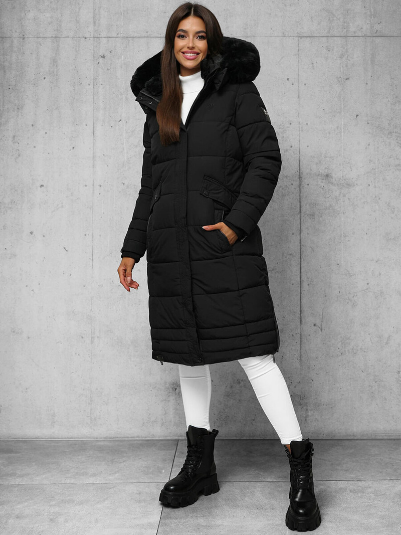 Juoda moteriška striukė OZONEE O/W377