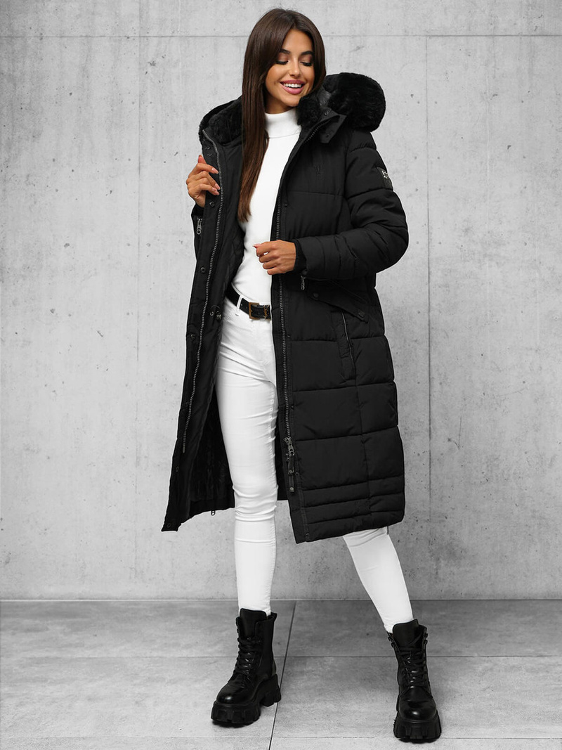 Juoda moteriška striukė OZONEE O/W377