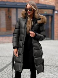 Juoda moteriška striukė OZONEE JS/5M3298/392Z