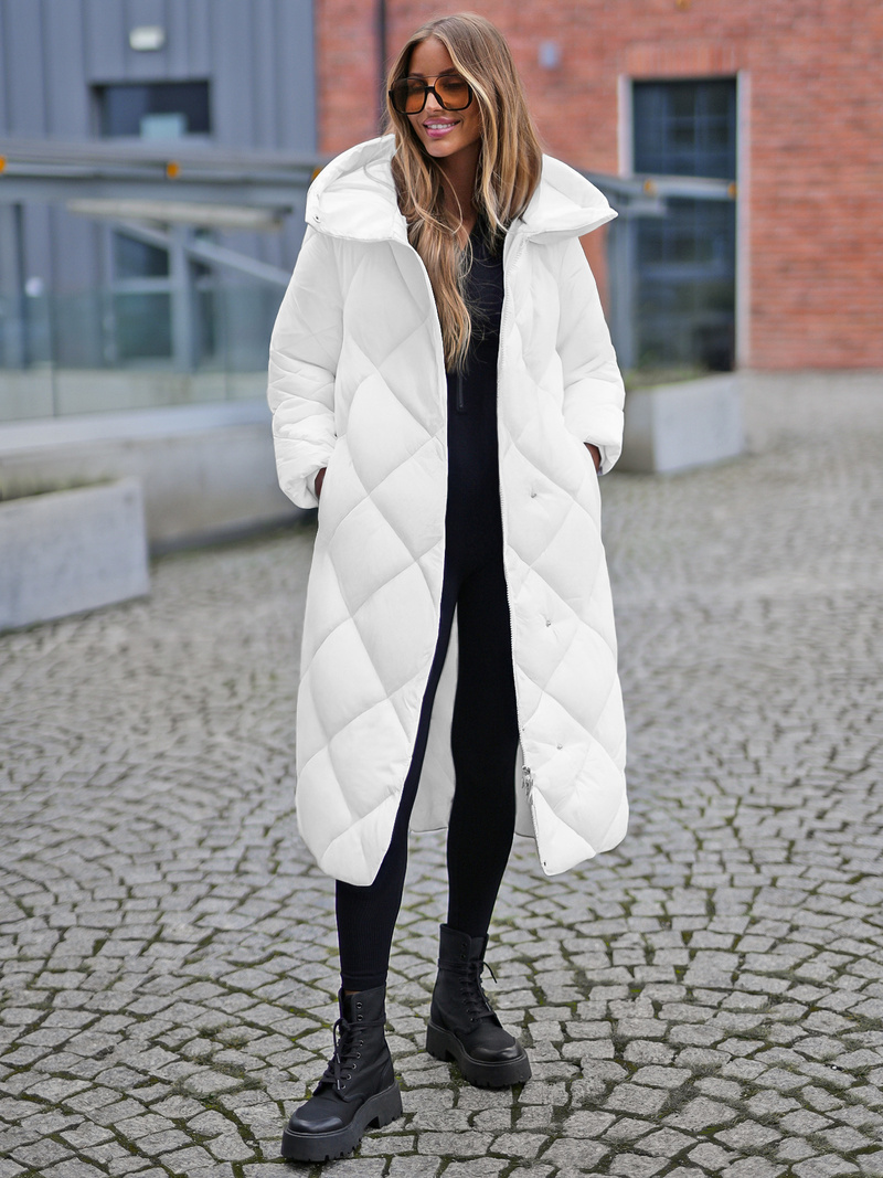 Baltas moteriška striukė OZONEE JS/5M3173/281Z