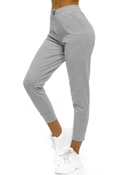 Šviesiai-Pilkos moteriškos sportinės kelnės OZONEE O/MB2002/21