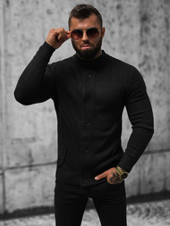 Juodas vyriškas megztinis OZONEE NB/MM6011/4