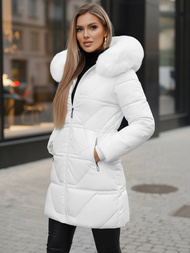 Baltas moteriška striukė OZONEE JS/16M9099/281Z