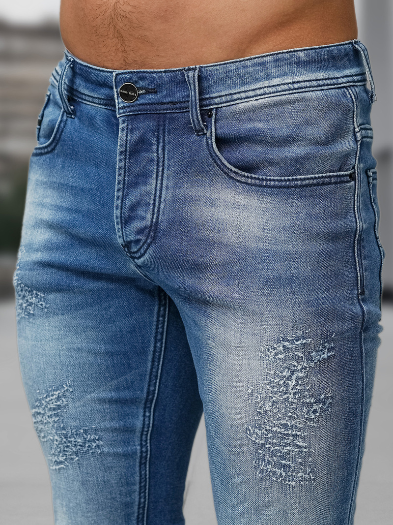 Mėlyni vyriški džinsai OZONEE NB/MP0009BZ