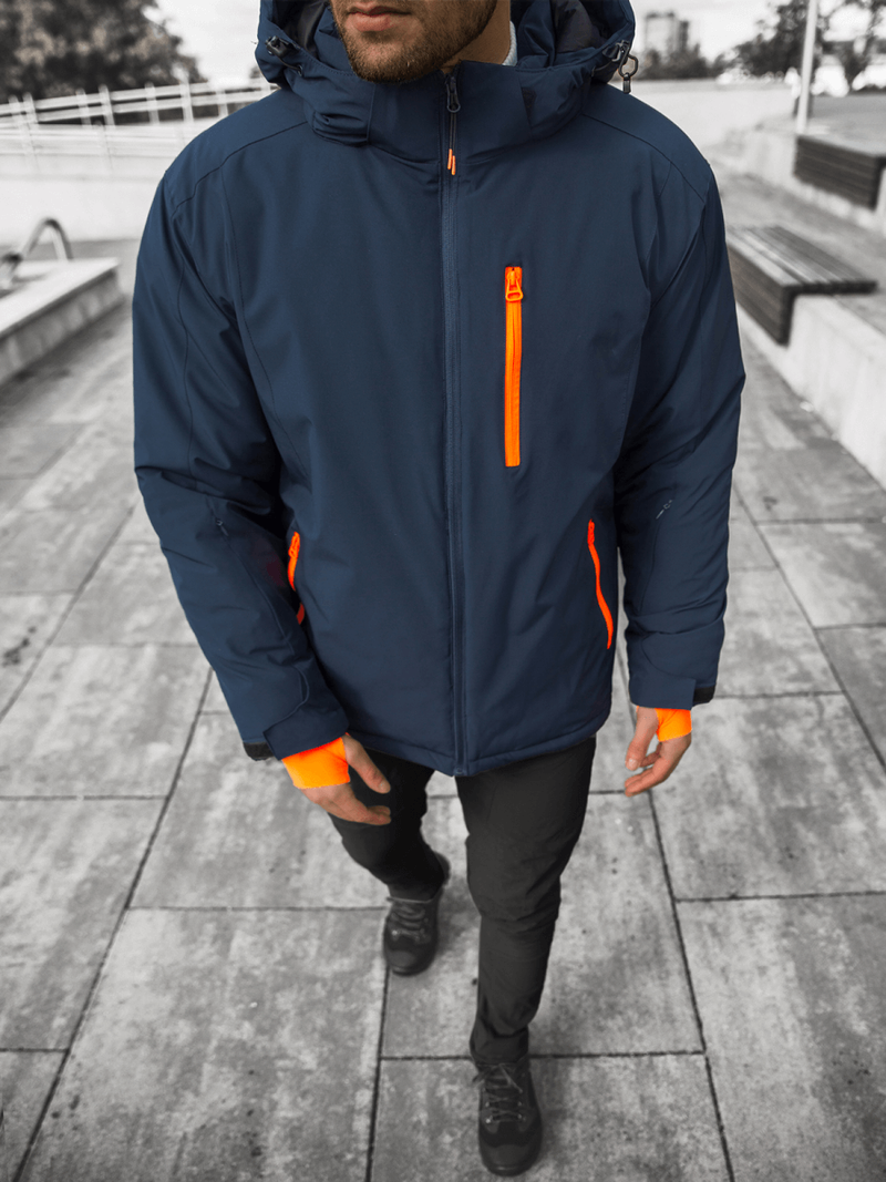 Granatinė vyriška striukė OZONEE JS/HH011/50Z