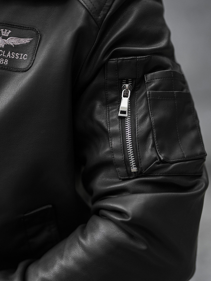 Juoda vyriška striukė OZONEE O/4811Z