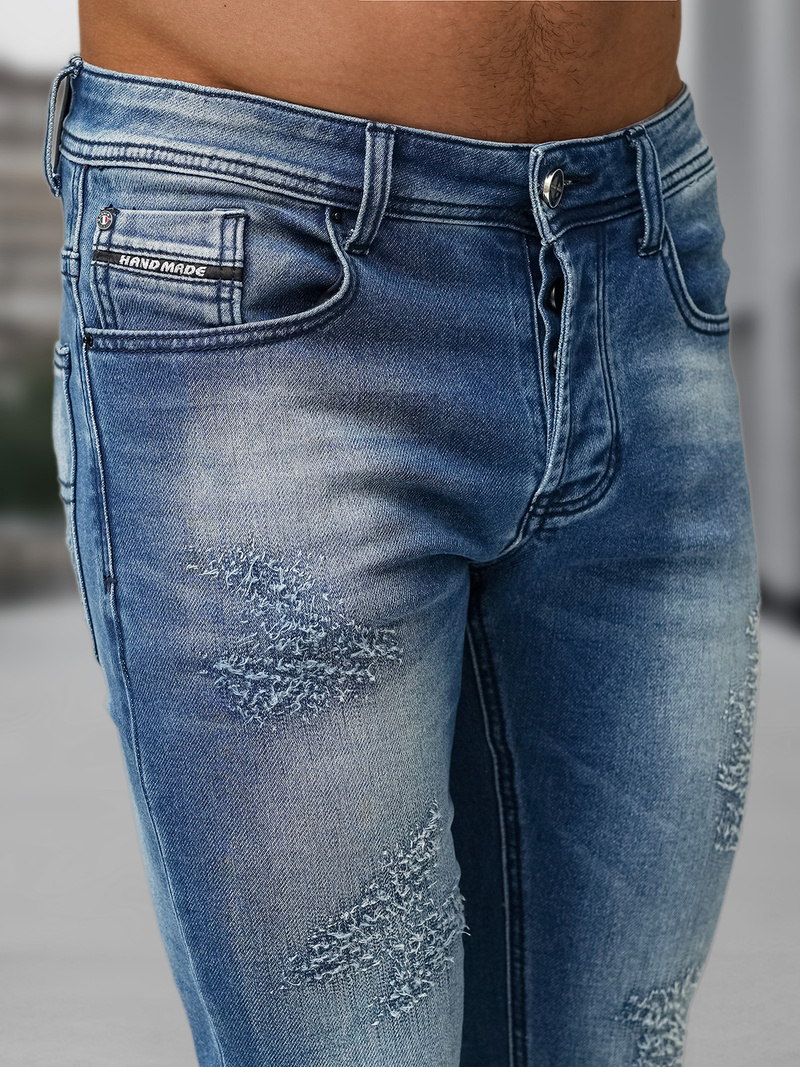 Mėlyni vyriški džinsai OZONEE NB/MP0009BZ