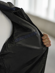 Tamsiai mėlyna vyriška striukė OZONEE JS/8M985/215Z