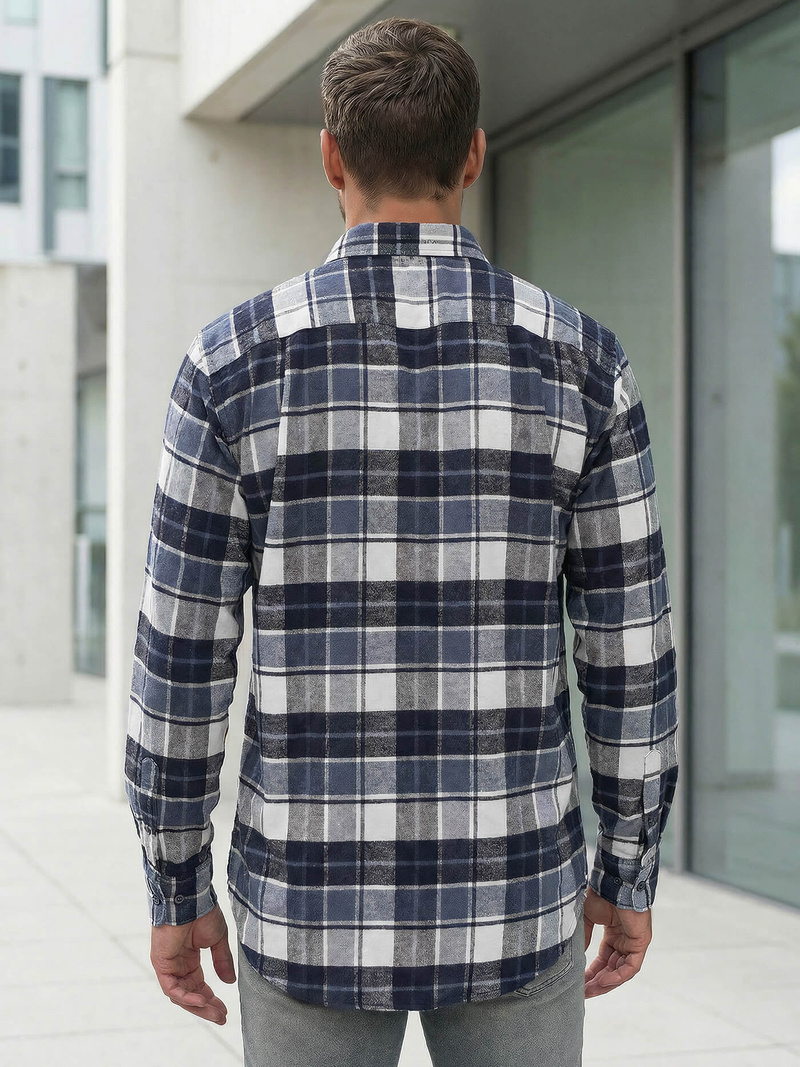 Granatinė vyriški marškiniai OZONEE V/V175Z