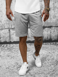 Pilki vyriški sportiniai šortai OZONEE JS/8K100/2Z