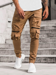 Camel vyriškos chino jogger stiliaus kelnės OZONEE G/2787