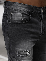 Juoda vyriški džinsai OZONEE NB/MP0142N