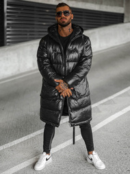 Juodas vyriška žieminė striukė OZONEE O/M3205Z