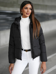 Juoda moteriška striukė OZONEE JS/16M9187/392Z