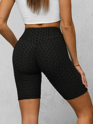 Trumpos moteriškos tamprės juodos OZONEE JS/17K593/3