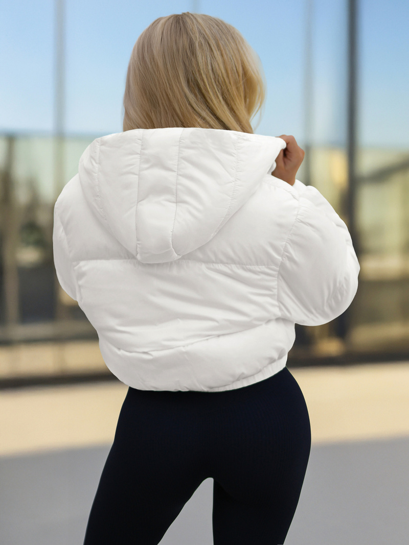 Baltas moteriška striukė OZONEE JS/5M3260/281Z