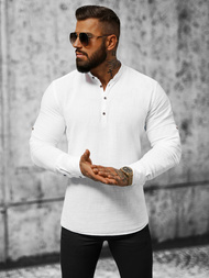 Balti vyriški marškiniai OZONEE O/V31