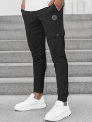 Juodos vyriškos sportinės kelnės OZONEE C/374