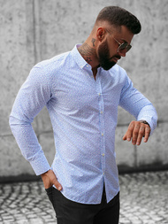 Balti/2 vyriški marškiniai OZONEE O/CLS349