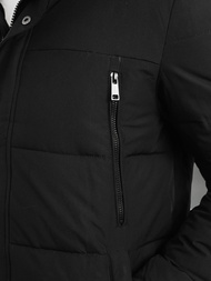 Juoda vyriška žieminė striukė  OZONEE JS/25M9803/392Z