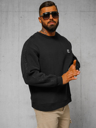 Juodas džemperis OZONEE O/SWE23049Z