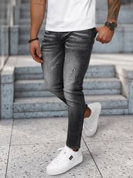 Juodai vyriški džinsai OZONEE NB/MP0070N