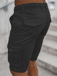 Juodi vyriški chino šortai OZONEE T/BB70010/1