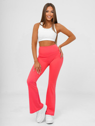 Aviečių spalvos moteriškos tamprės plačiomis kojomis OZONEE JS/KTK006-J