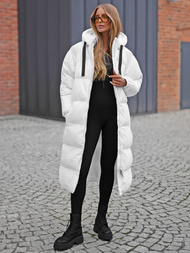 Baltas moteriška striukė OZONEE JS/5M3163/281Z