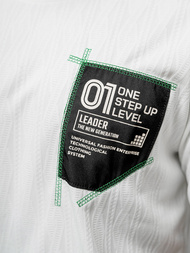 Balti vyriški marškinėliai OZONEE O/3C333