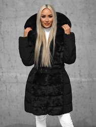 Juoda moteriška striukė OZONEE JS/11Z8096