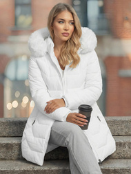 Baltas moteriška striukė OZONEE JS/16M9121/281Z