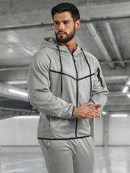 Pilkas vyriškas sportinis kostiumas OZONEE JS/8C1966/2