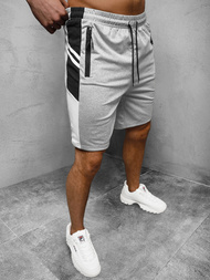 Pilkas vyriški sportiniai šortai OZONEE JS/68007/2