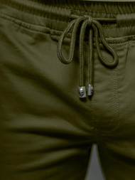 Žalios vyriški chino šortai OZONEE NB/MP0266MV