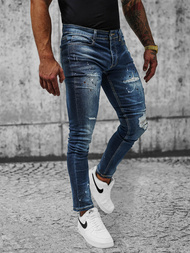 Tamsiai-mėlyni vyriški džinsai OZONEE NB/MP0170BS