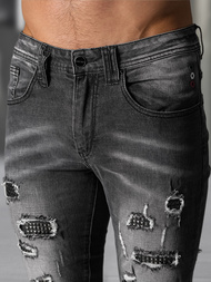 Juodai vyriški džinsai OZONEE NB/MP0152NZ