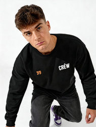 Juodas vyriškas džemperis OZONEE JS/65B3917/3Z