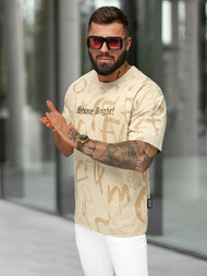 Smėlinė vyriški marškinėliai OZONEE O/YN2/621