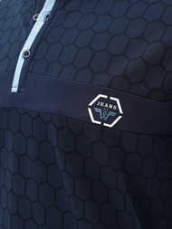 Granatinė vyriški polo marškinėliai OZONEE O/QQ922