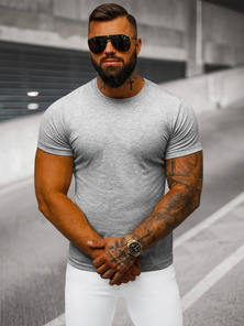 Pilki vyriški marškinėliai OZONEE JS/712005Z