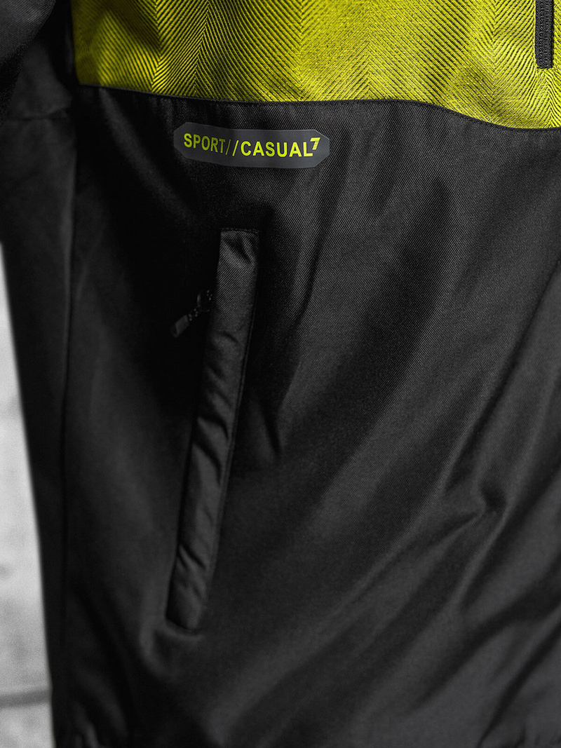 Juodi vyriška striukė OZONEE JS/22M311/392