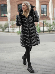 Juoda moteriška striukė OZONEE JS/16M9100/392Z