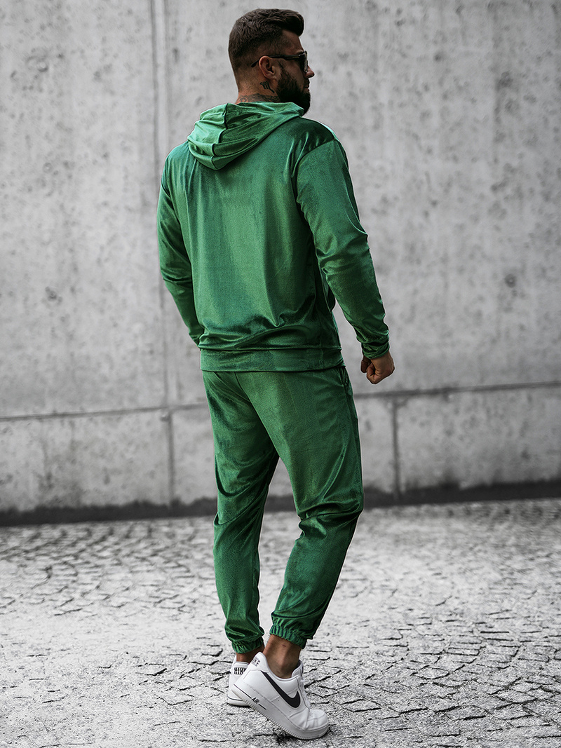 Žalias vyriškas sportinis kostiumas OZONEE O/D7517